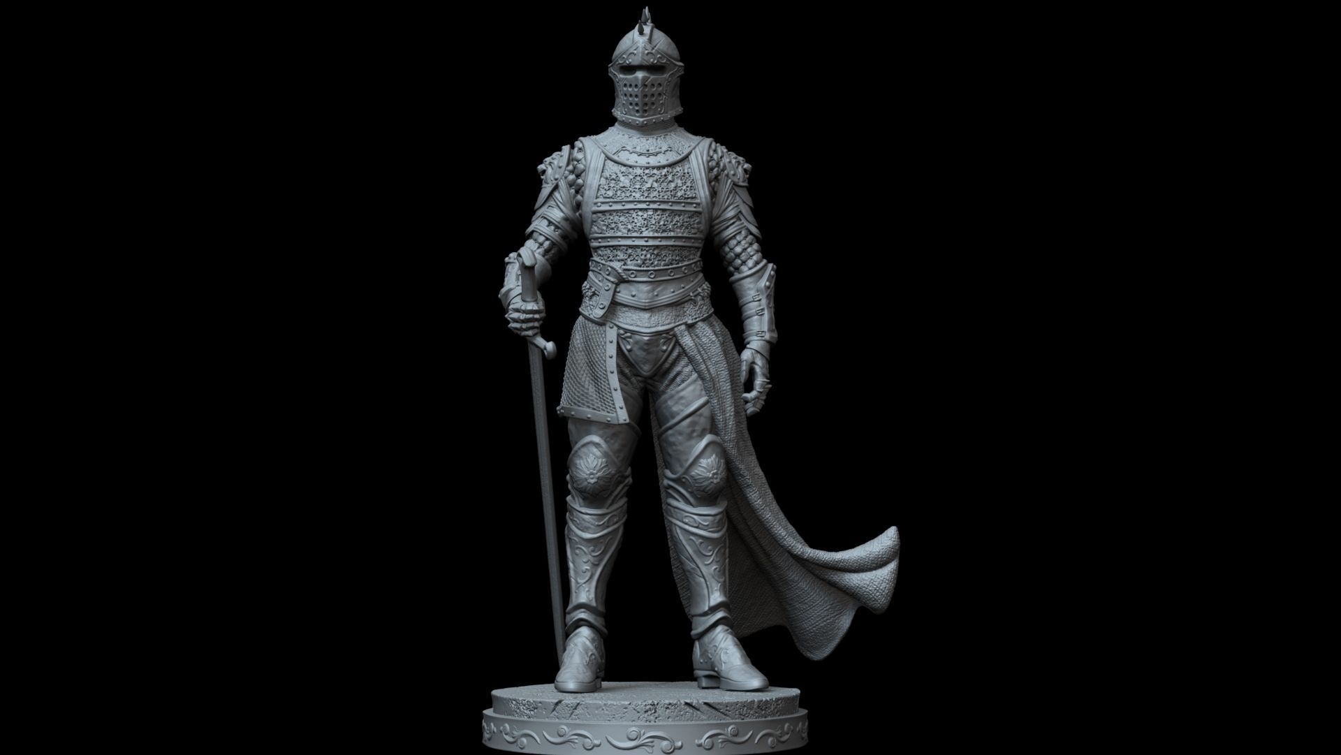 Warrior Knight 3D print model_2
