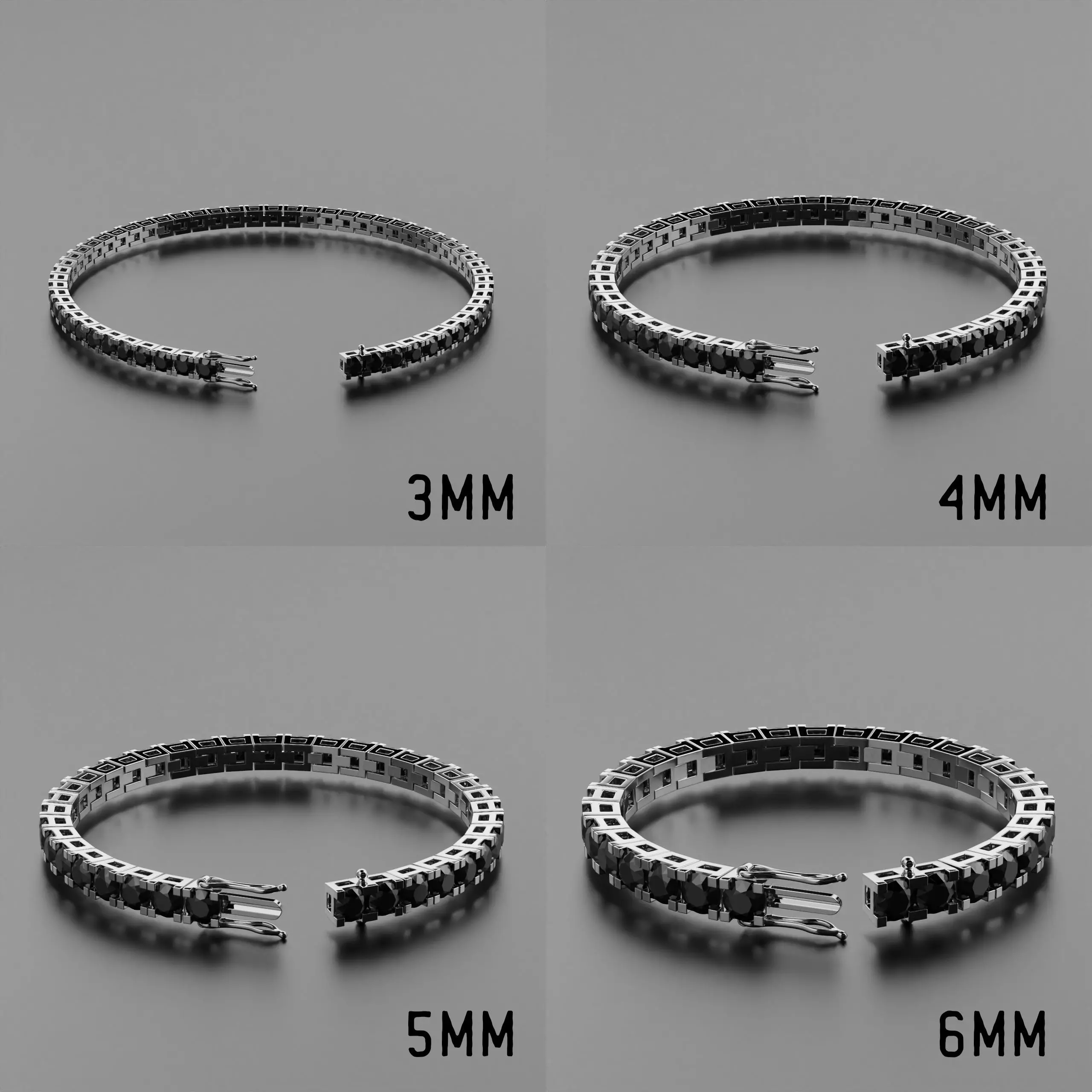  Collection Tennis braclete square bartack _0