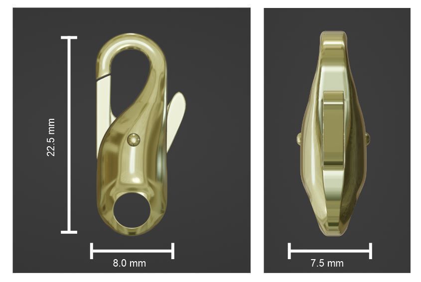 Chains lock 3D print model_6