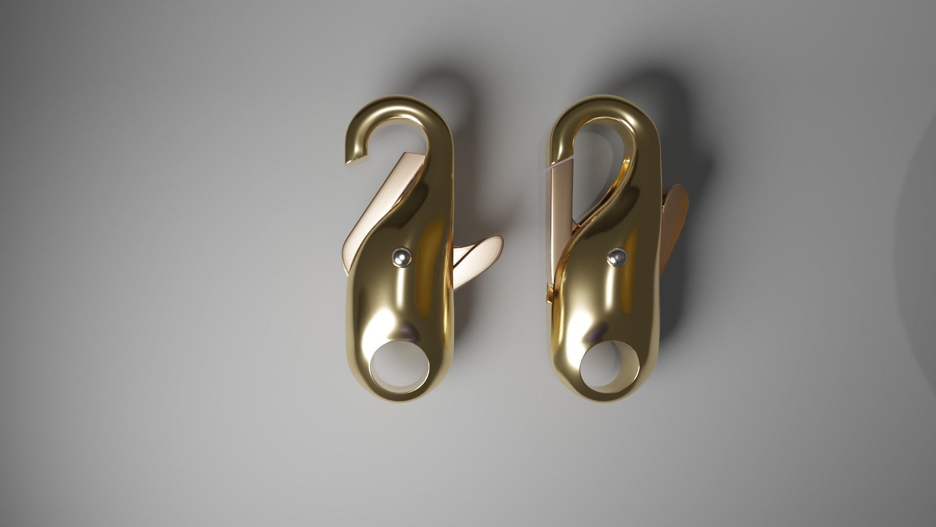 Chains lock 3D print model_1