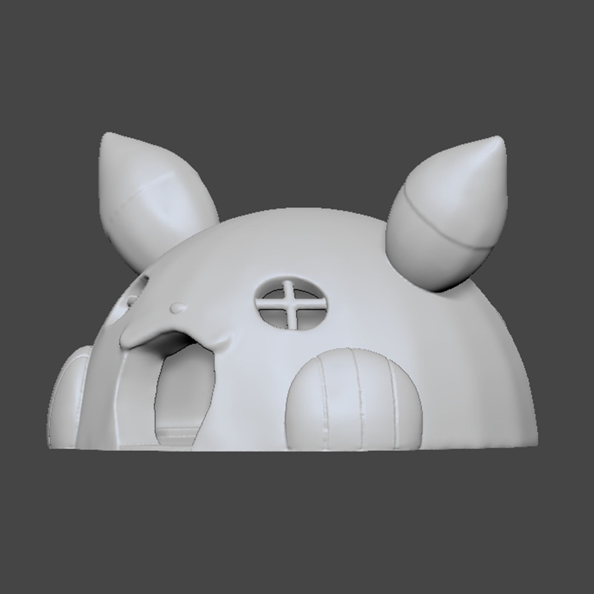 Pokemon Pikachu House 3D print model_4