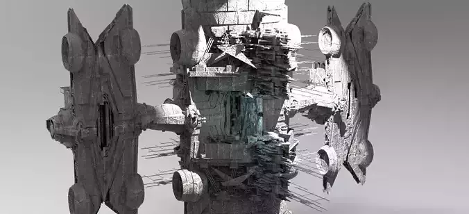 Star Ship pulse generator space station 5