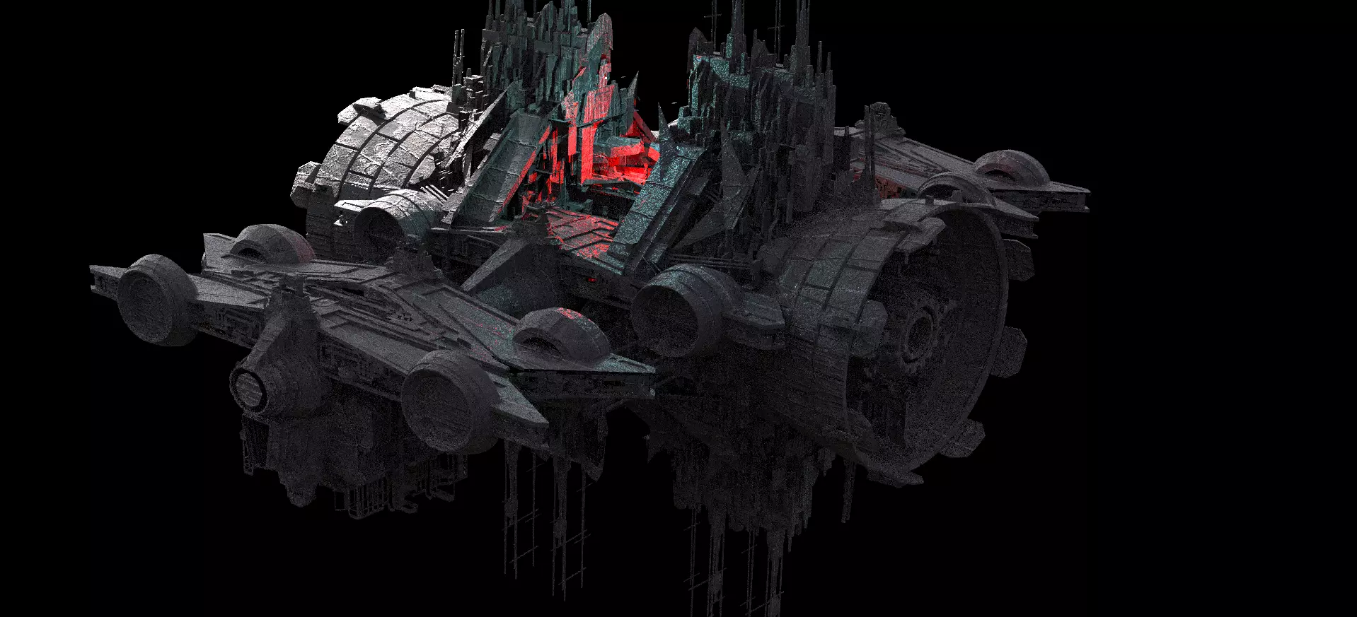 Deep space rig 4 3D model_0