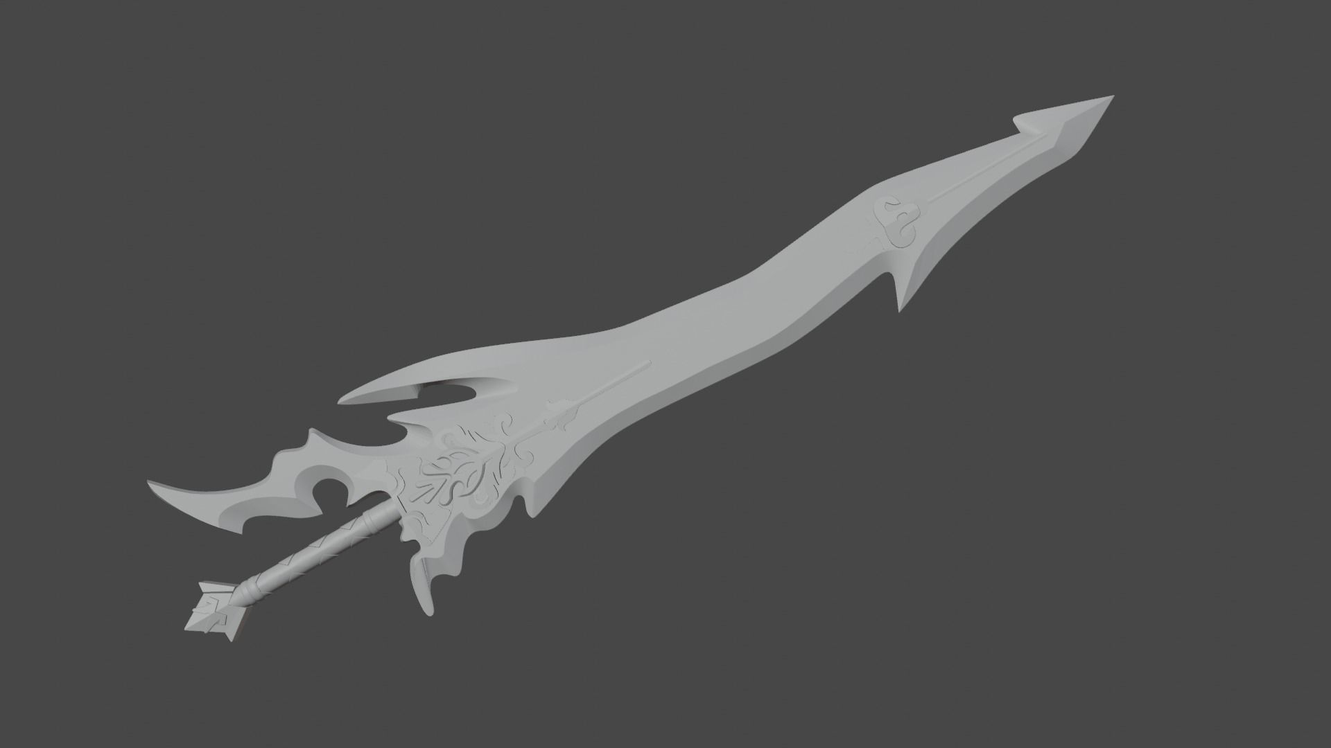 FINAL FANTASY X - Tidus Celestial Weapon - Caladbolg 3D print model_1