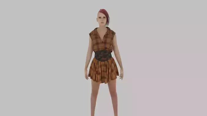 Picnic Girl Character