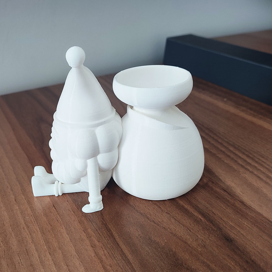 CUTE SANTA CLAUS MULTIPURPOSE HOLDER 3D print model_4