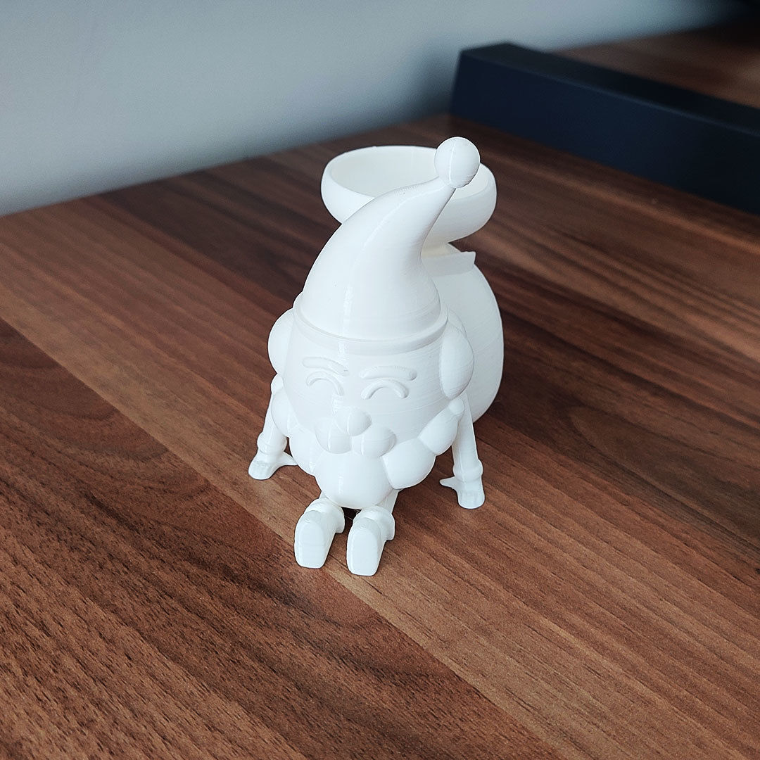 CUTE SANTA CLAUS MULTIPURPOSE HOLDER 3D print model_6
