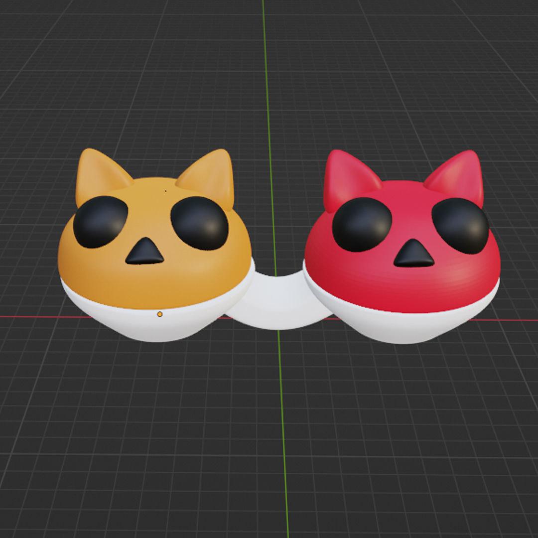 ANIMAL CUTE CONTACT LENS CASE 3D print model_6