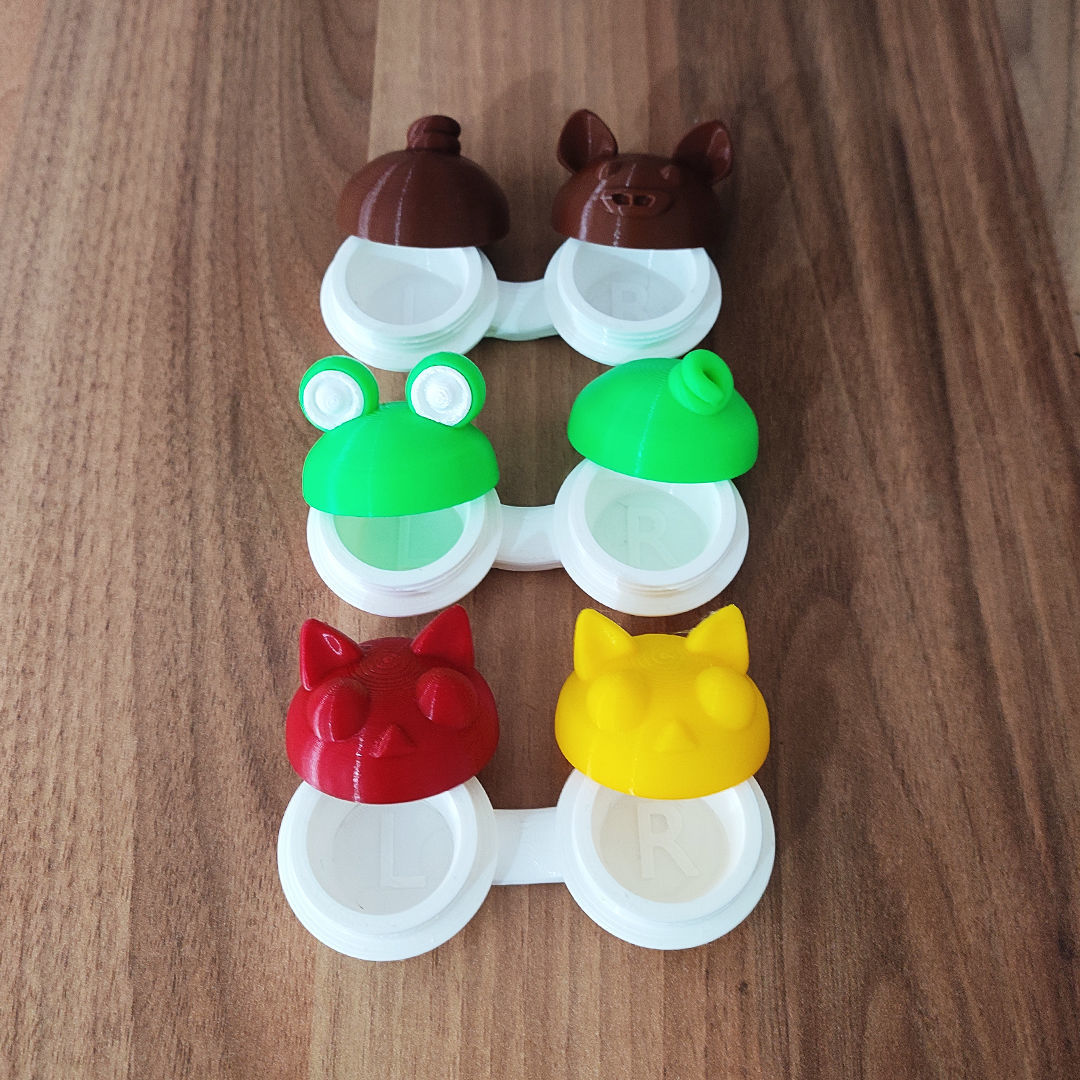 ANIMAL CUTE CONTACT LENS CASE 3D print model_1