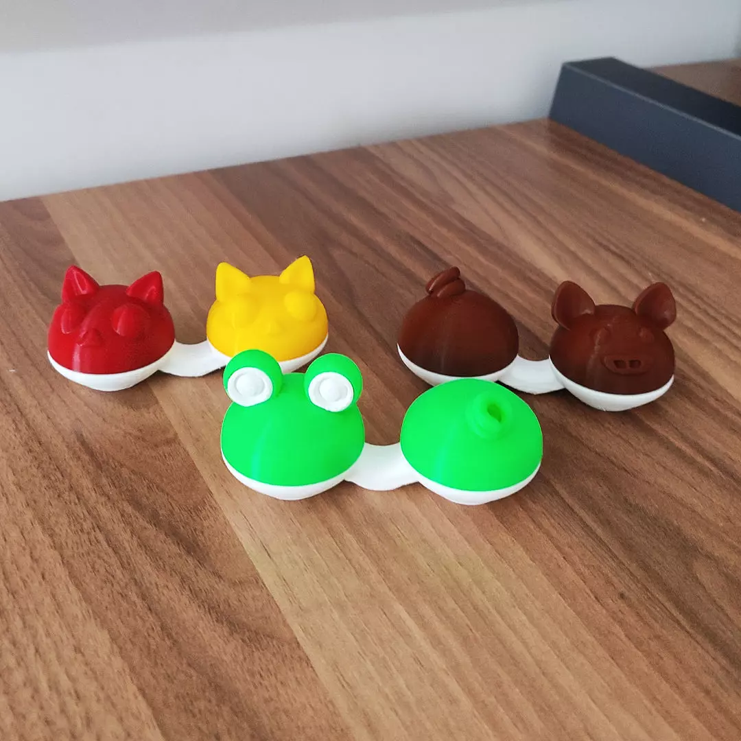ANIMAL CUTE CONTACT LENS CASE 3D print model_0