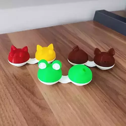 ANIMAL CUTE CONTACT LENS CASE 3D print model