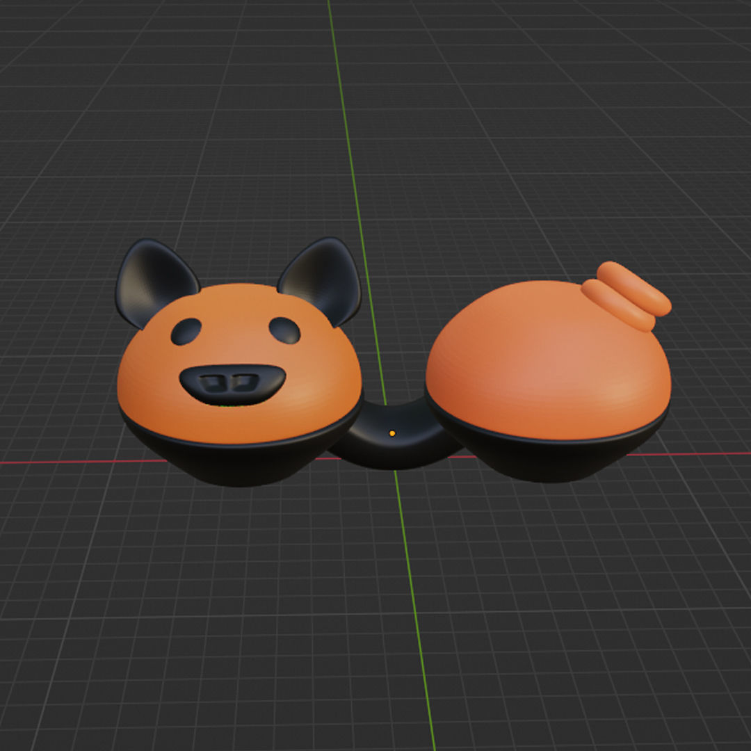 ANIMAL CUTE CONTACT LENS CASE 3D print model_5