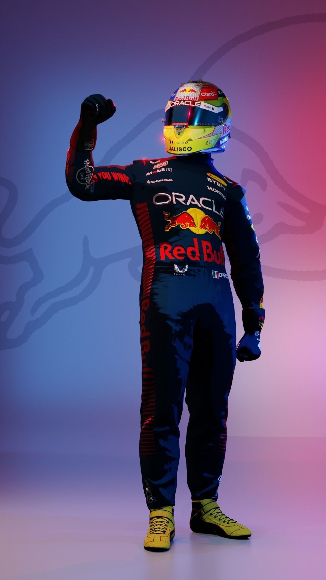 Sergio Checo Perez Red Bull Racing 2023 3D model_1