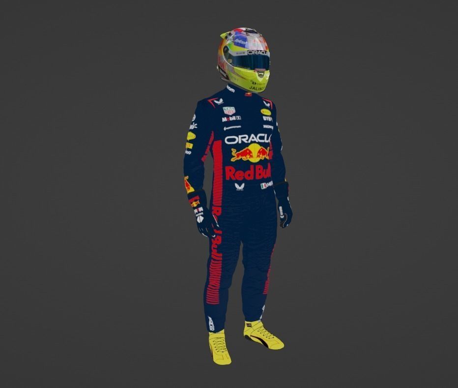 Sergio Checo Perez Red Bull Racing 2023 3D model_3