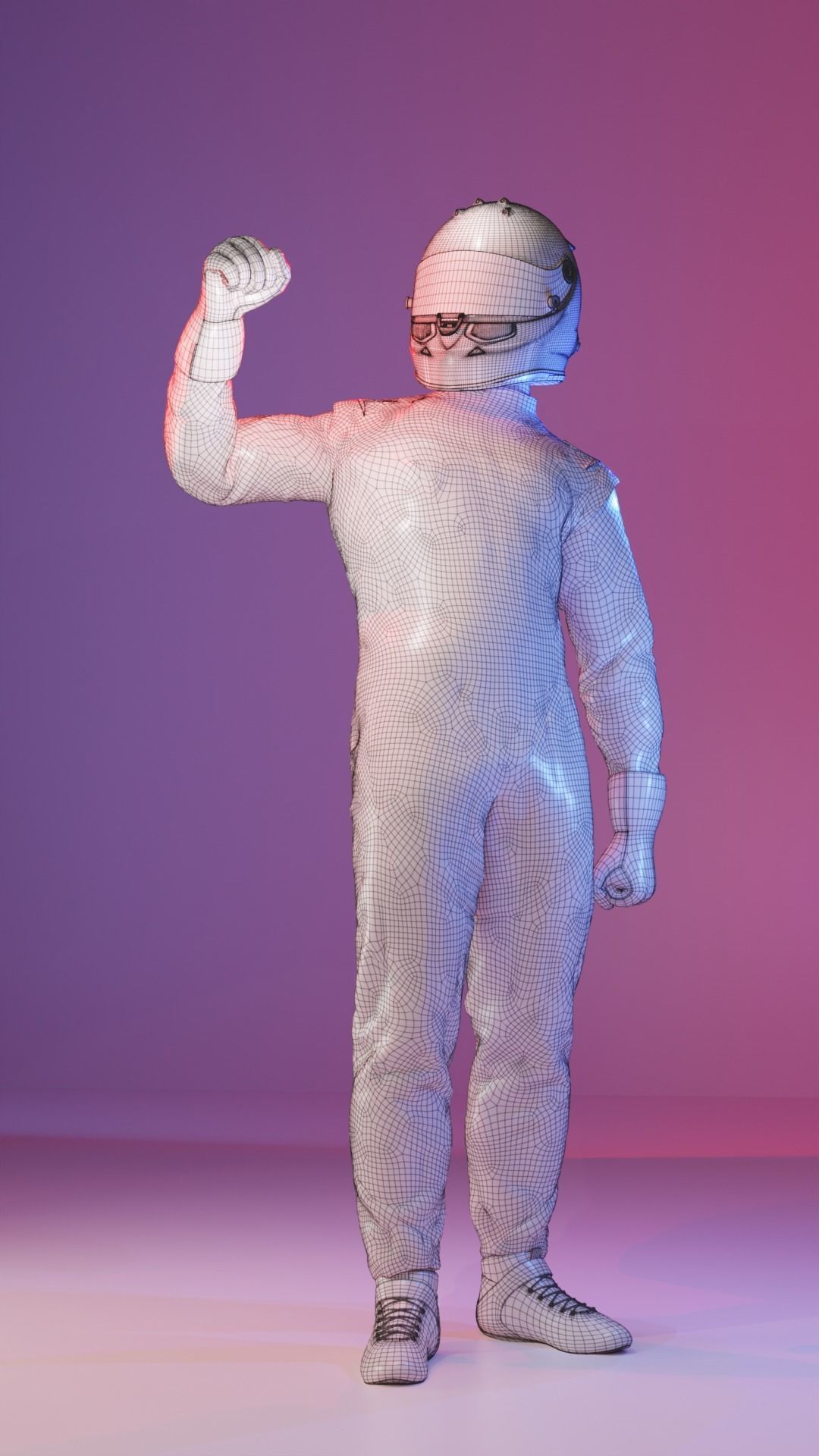 Sergio Checo Perez Red Bull Racing 2023 3D model_2