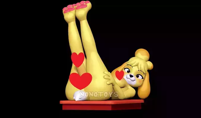 Futa Isabelle NSFW 3D print model