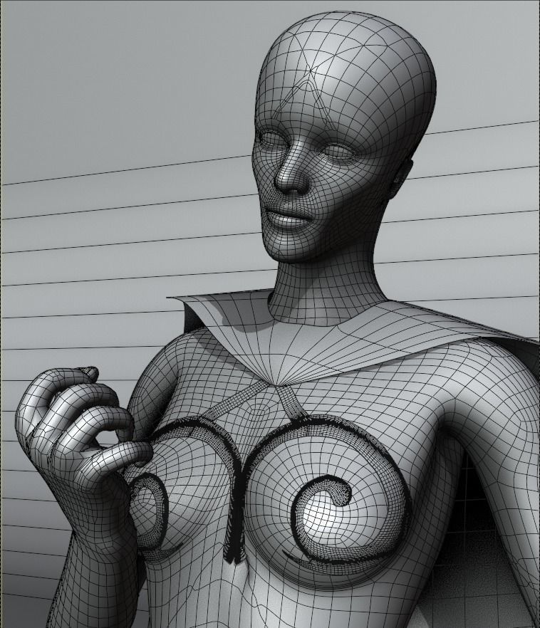 Infinity - Marvel Cosmic Entity 3D Model Low-poly 3D model_9