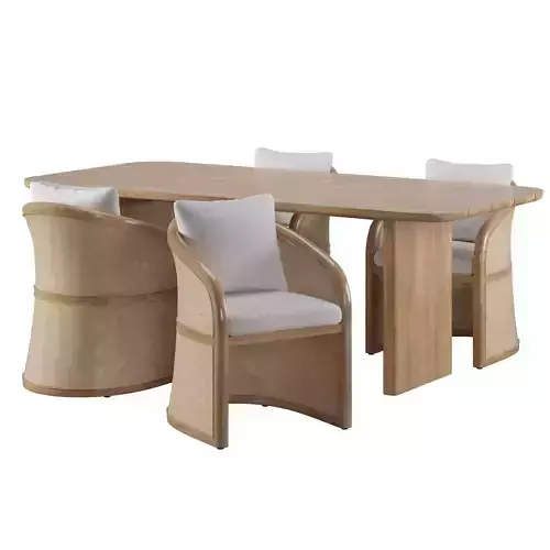 RH LUCIA DINING SET
