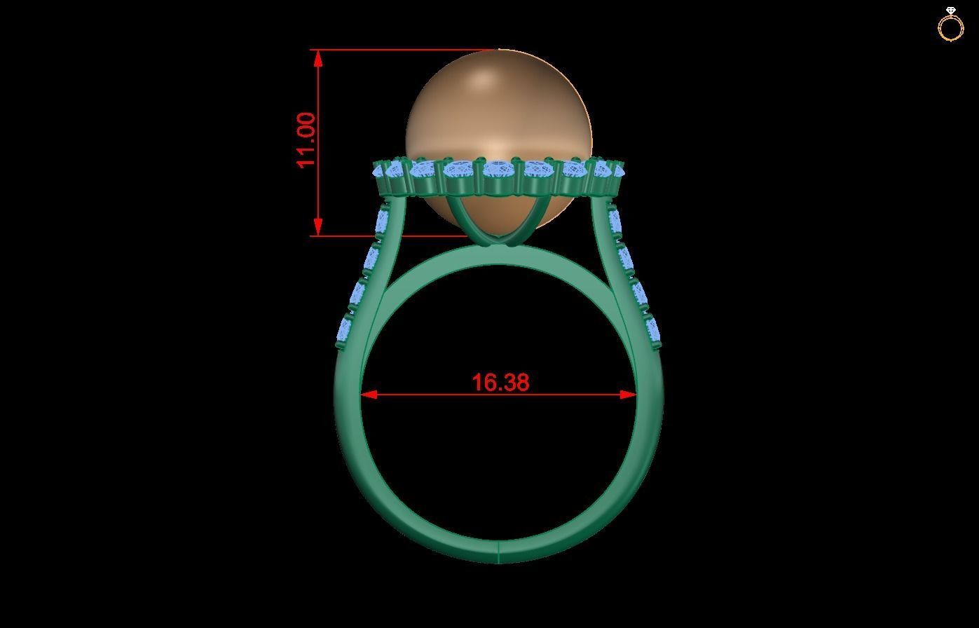 Rings 08 3D print model_1