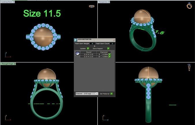 Rings 08 3D print model