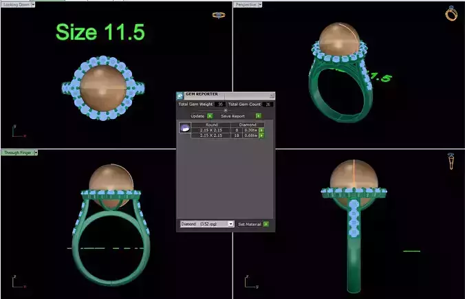 Rings 08 3D print model Rings 08 3D print model