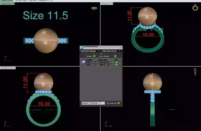 Rings 10 3D print model Rings 10 3D print model