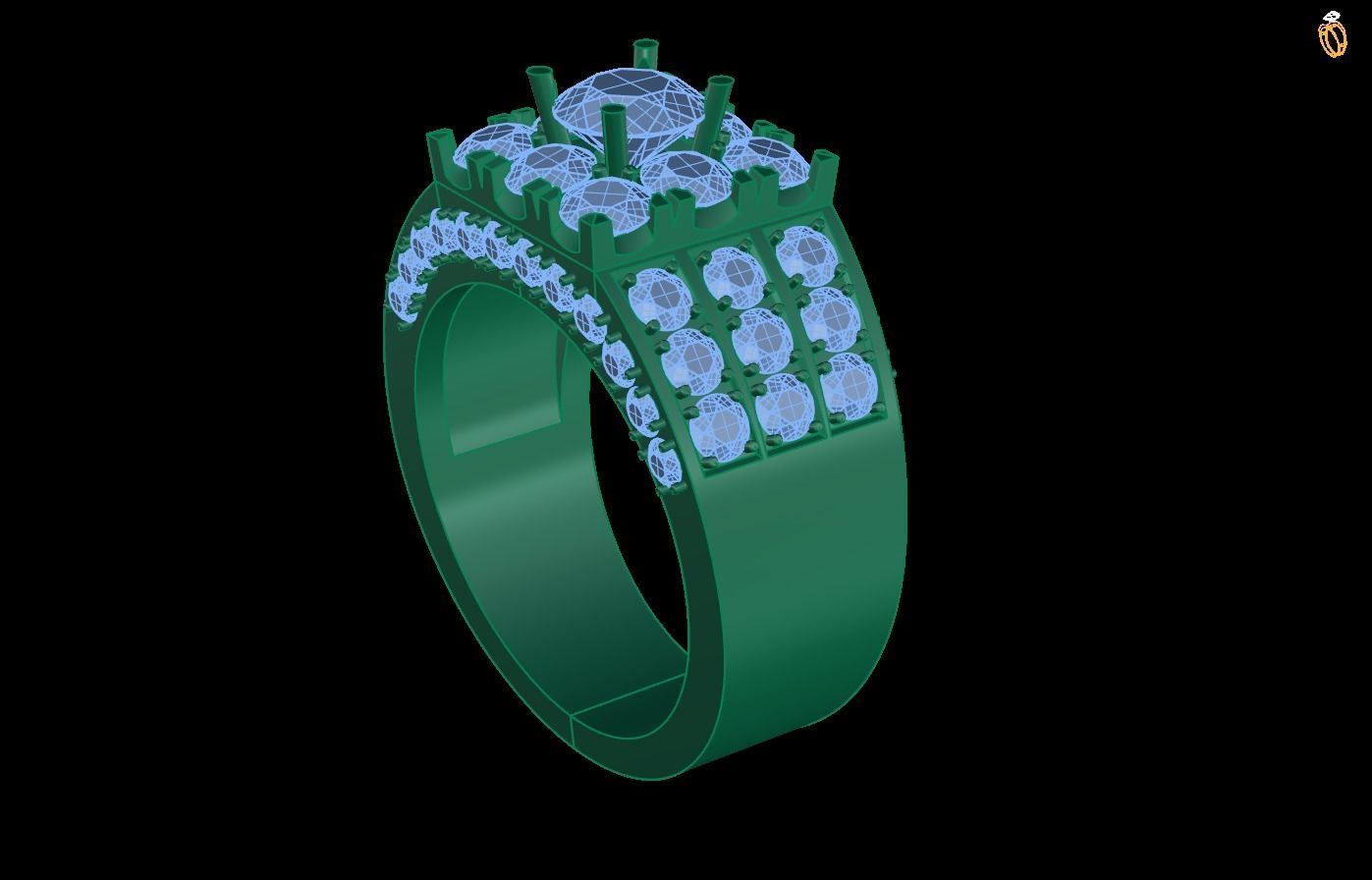 Rings 11 3D print model_1