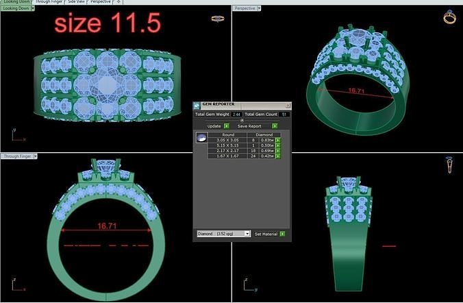 Rings 11 3D print model
