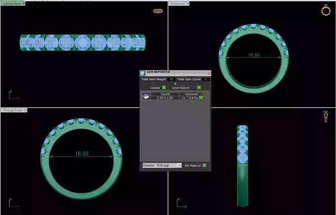 Rings 12 3D print model Rings 12 3D print model