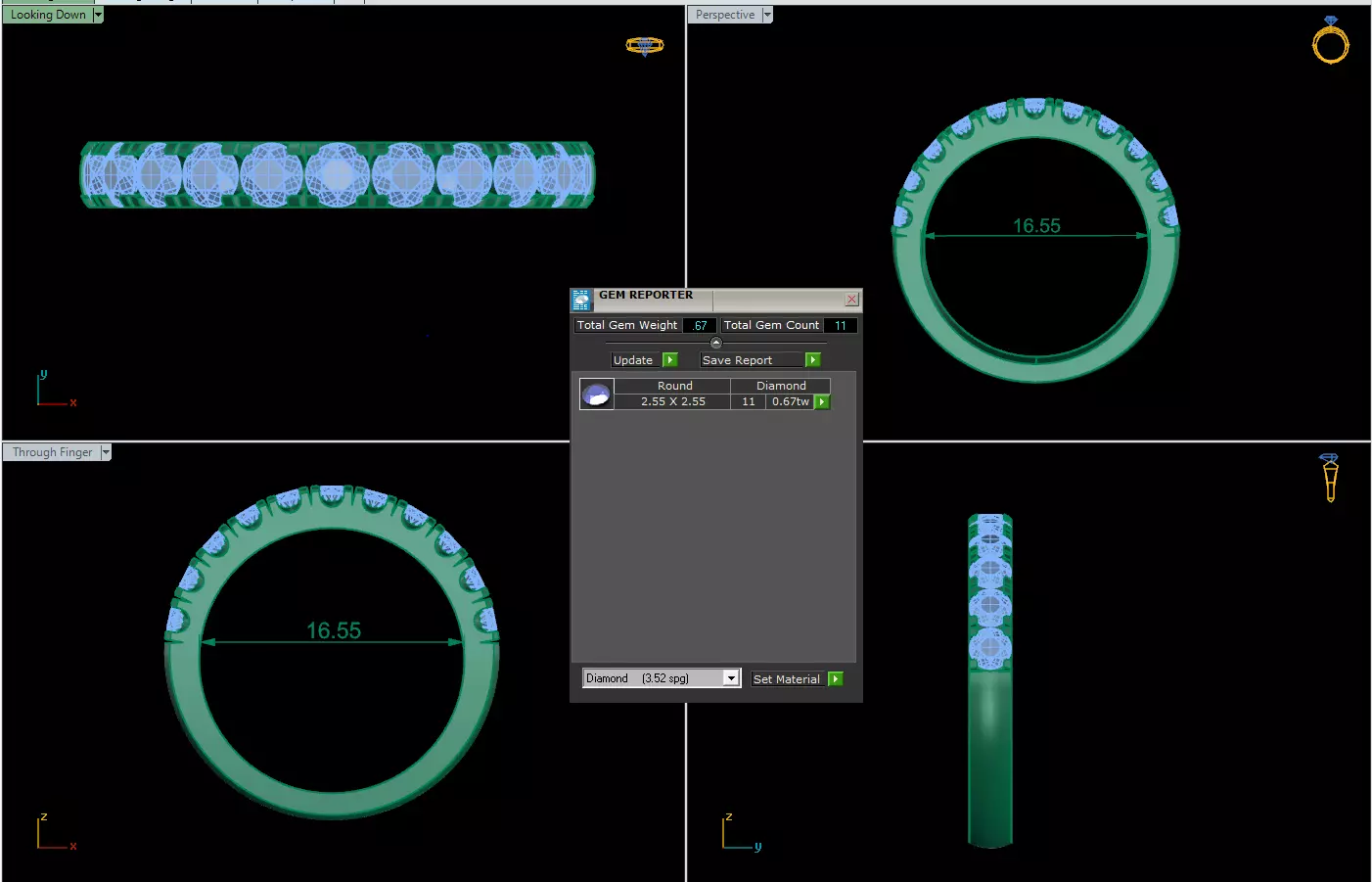 Rings 12 3D print model_0