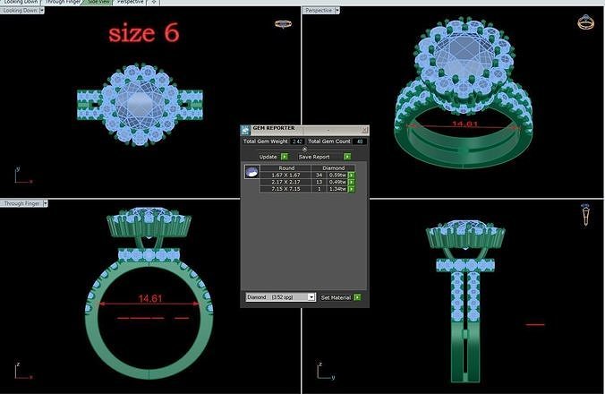 Rings 13 3D print model