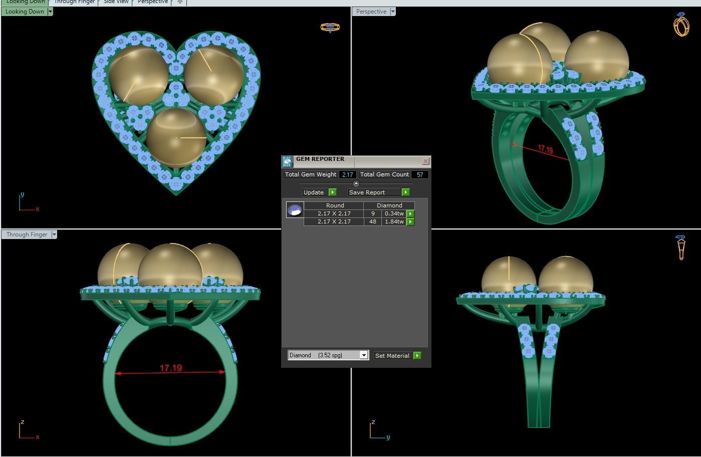 Rings 14 3D print model_1