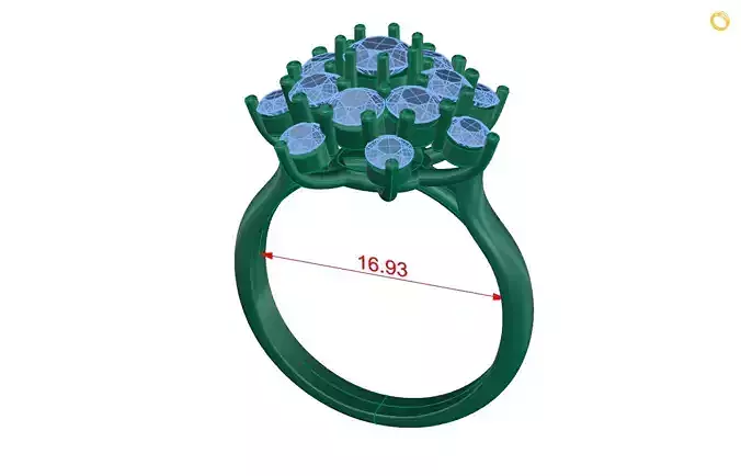 Rings 15 3D print model