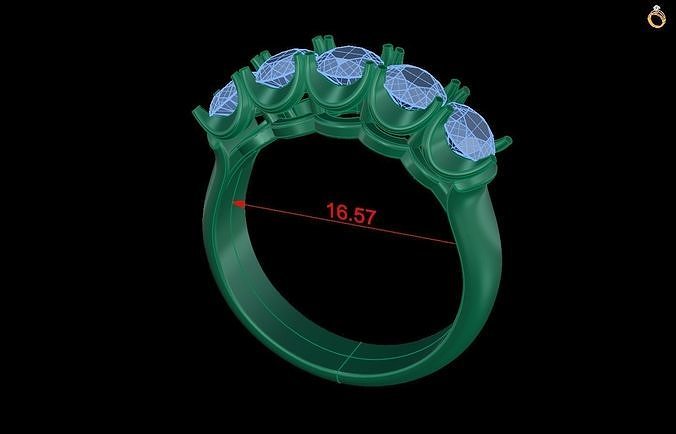 Rings 16 3D print model