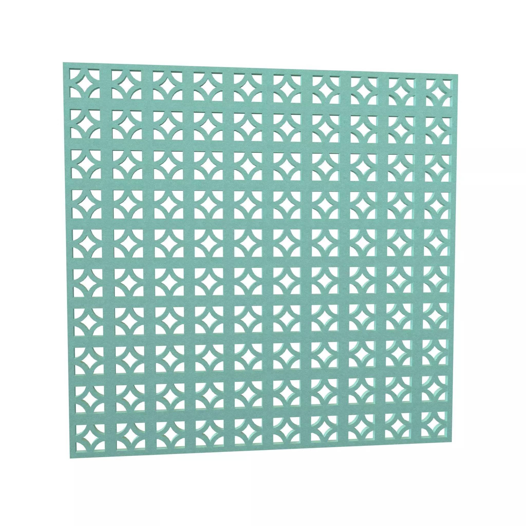 Breeze Block Wall V1 004 Low-poly 3D model_0