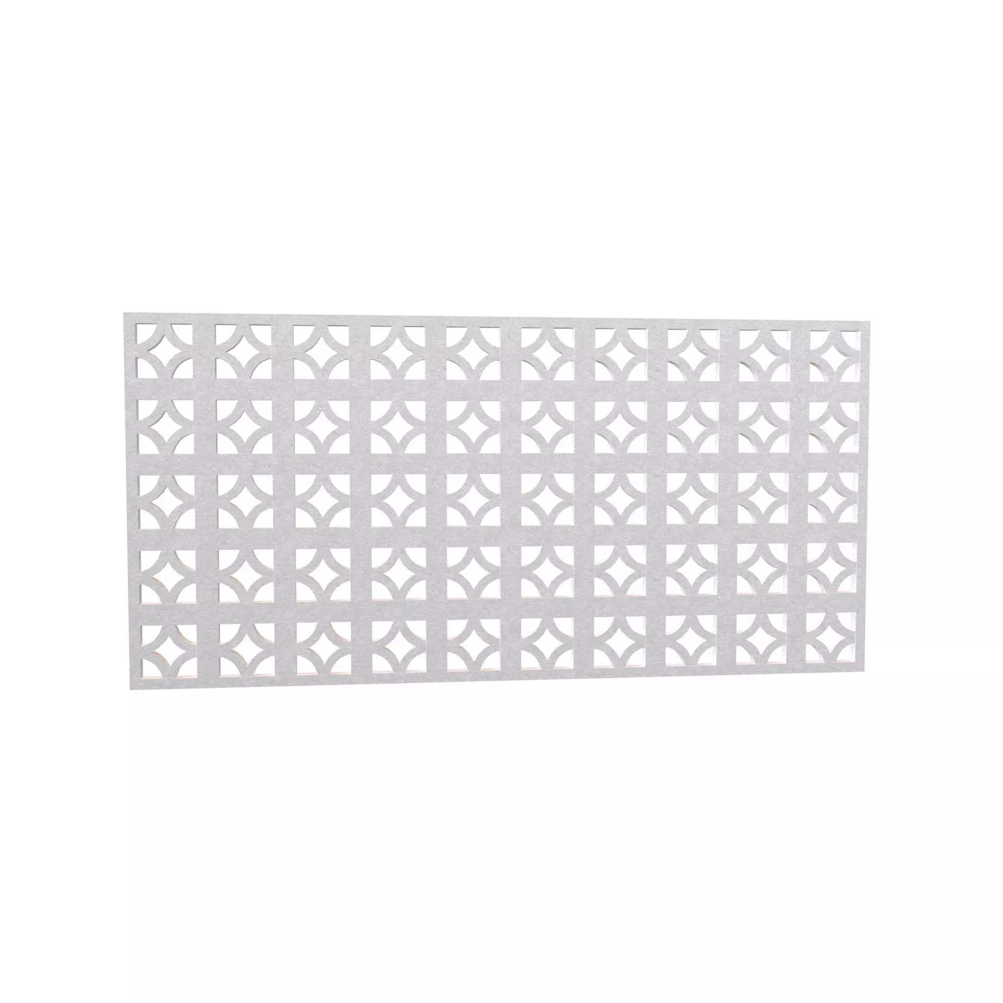 Breeze Block Wall V2 001 Low-poly 3D model_0