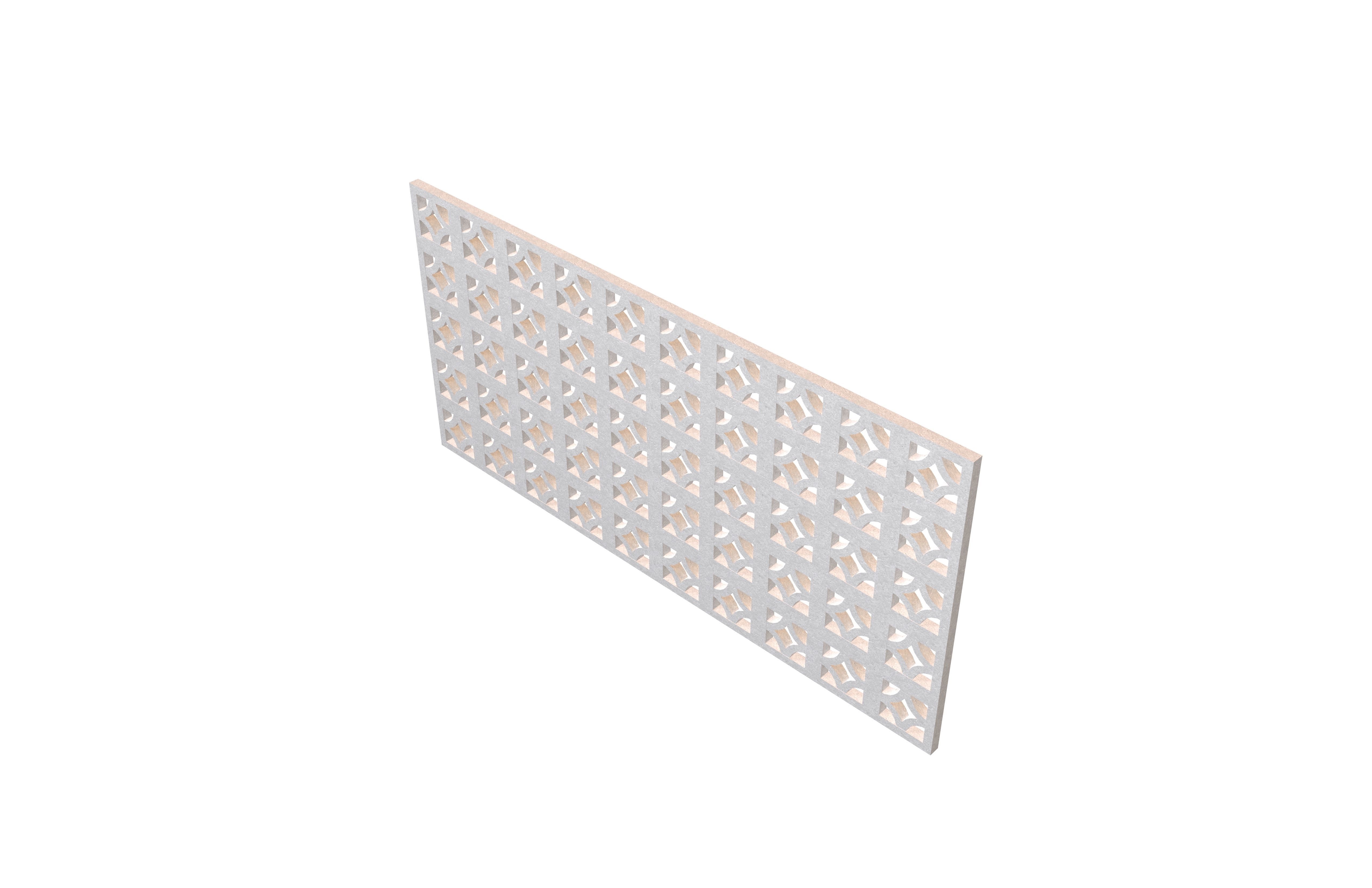 Breeze Block Wall V2 001 Low-poly 3D model_2