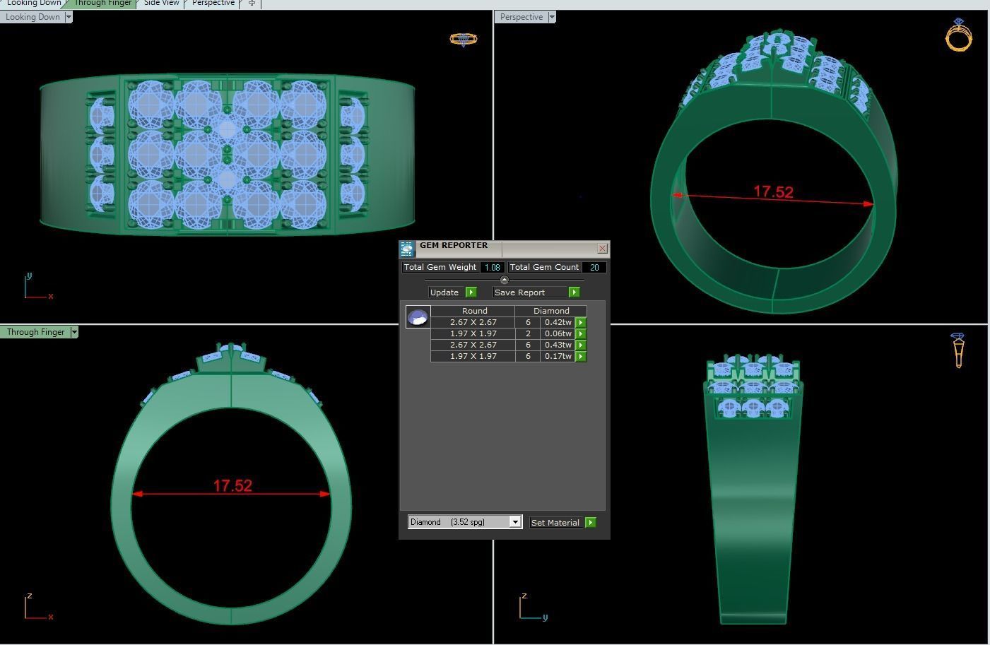 Rings 18 3D print model_1