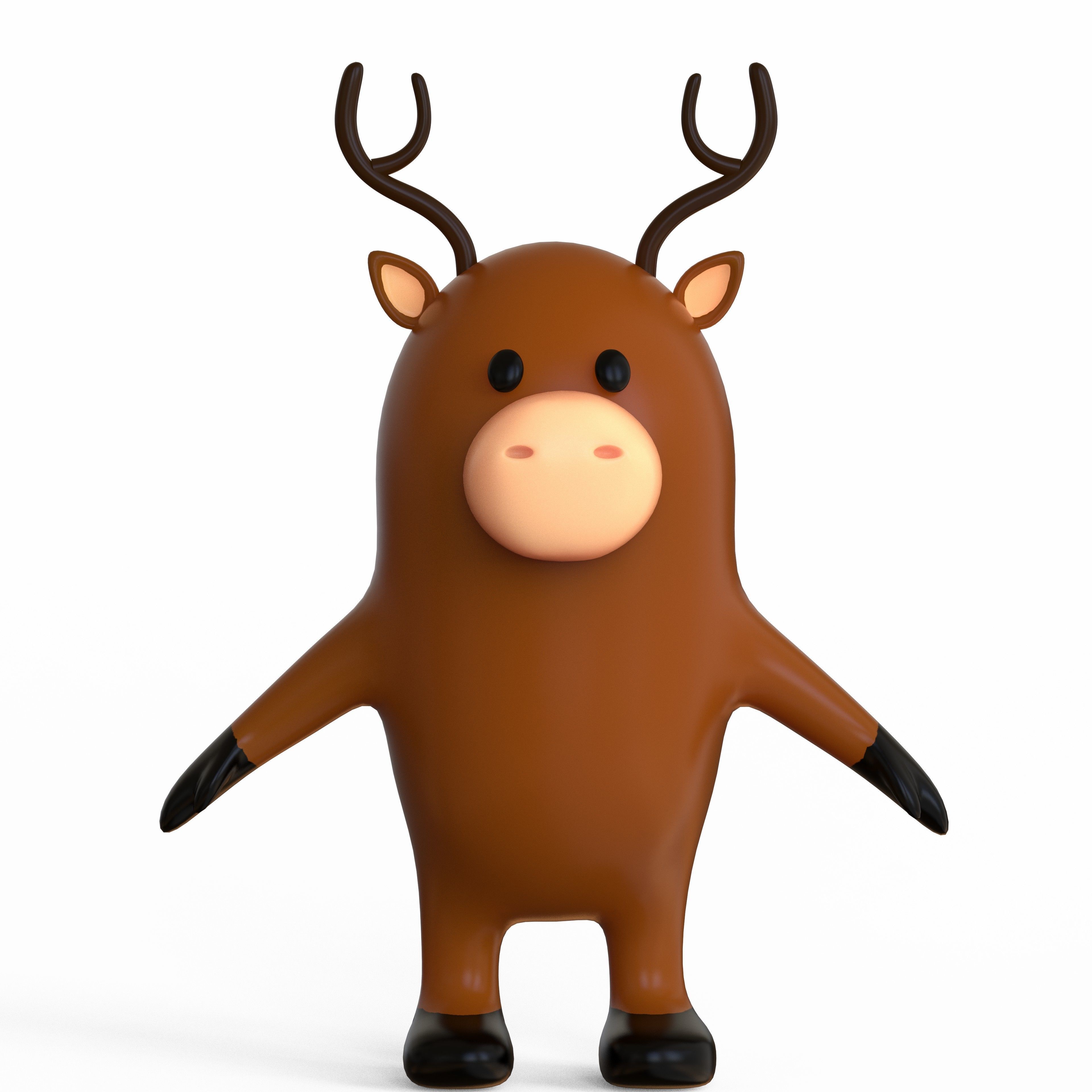 Moos Stylized Low-poly 3D model_33