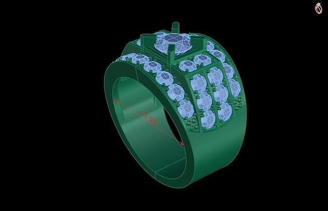 Rings 21 3D print model