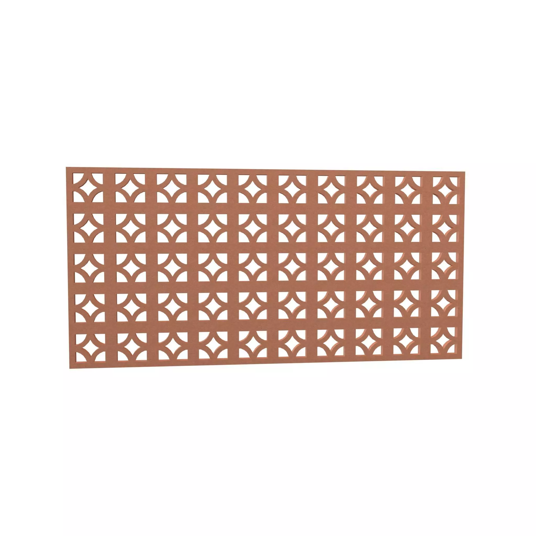 Breeze Block Wall V2 003 Low-poly 3D model