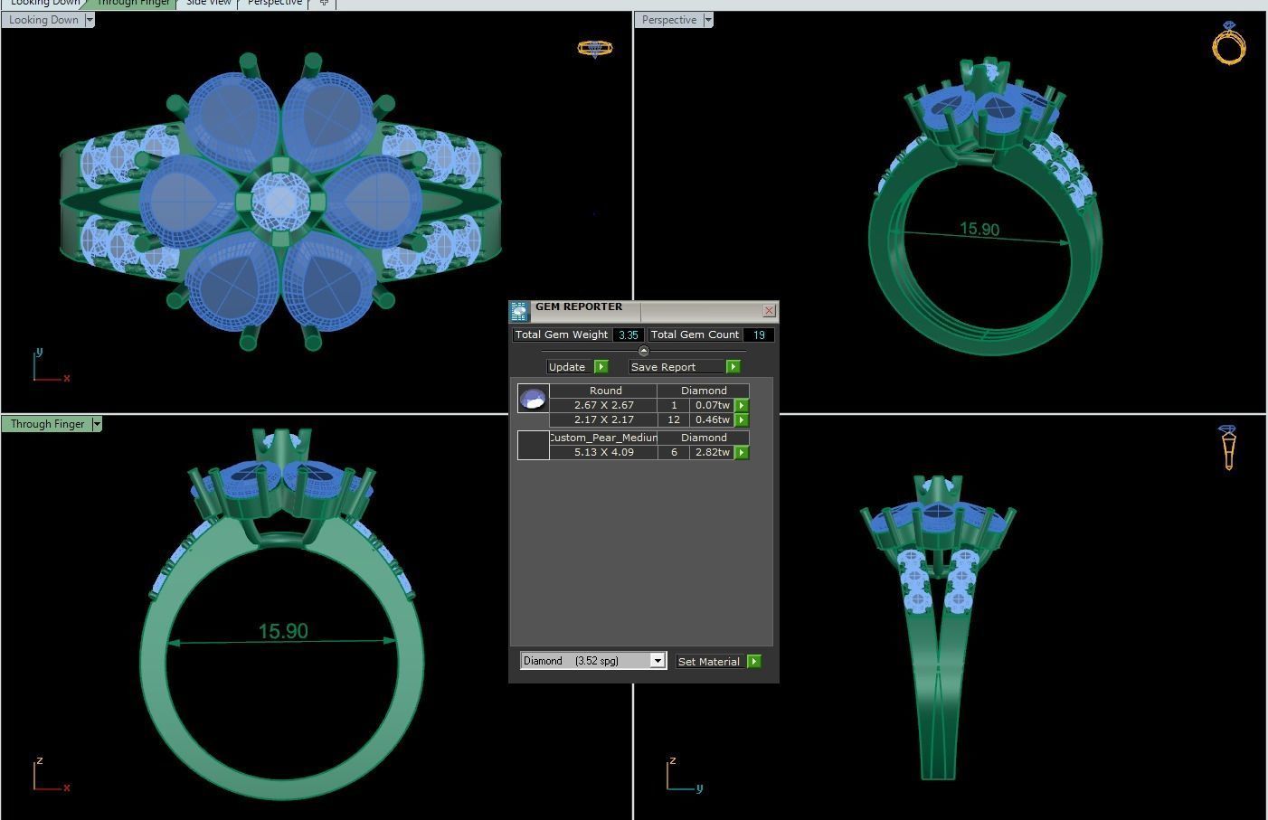 Rings 22 3D print model_1