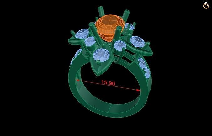 Rings 26 3D print model