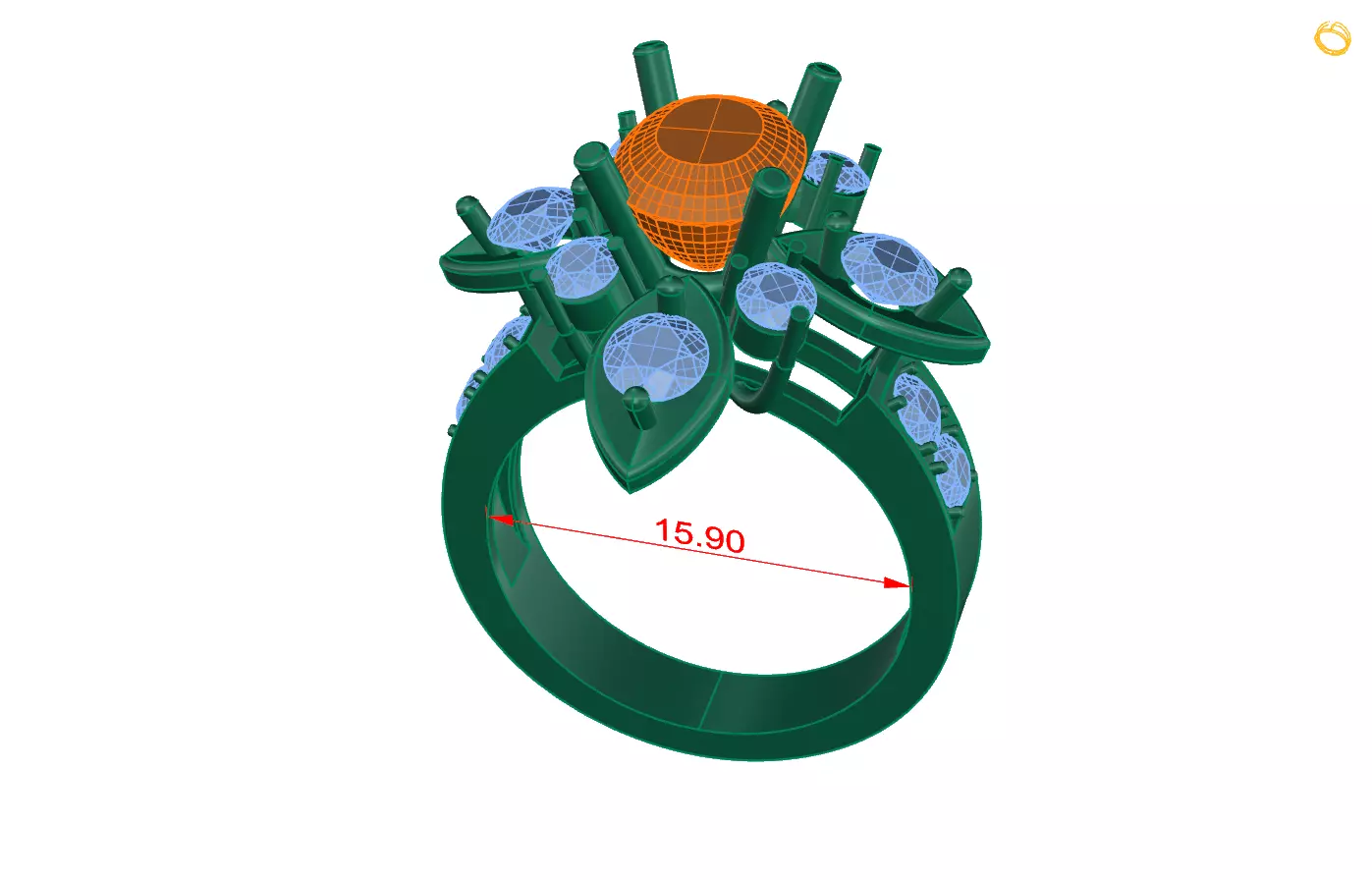 Rings 26 3D print model_0