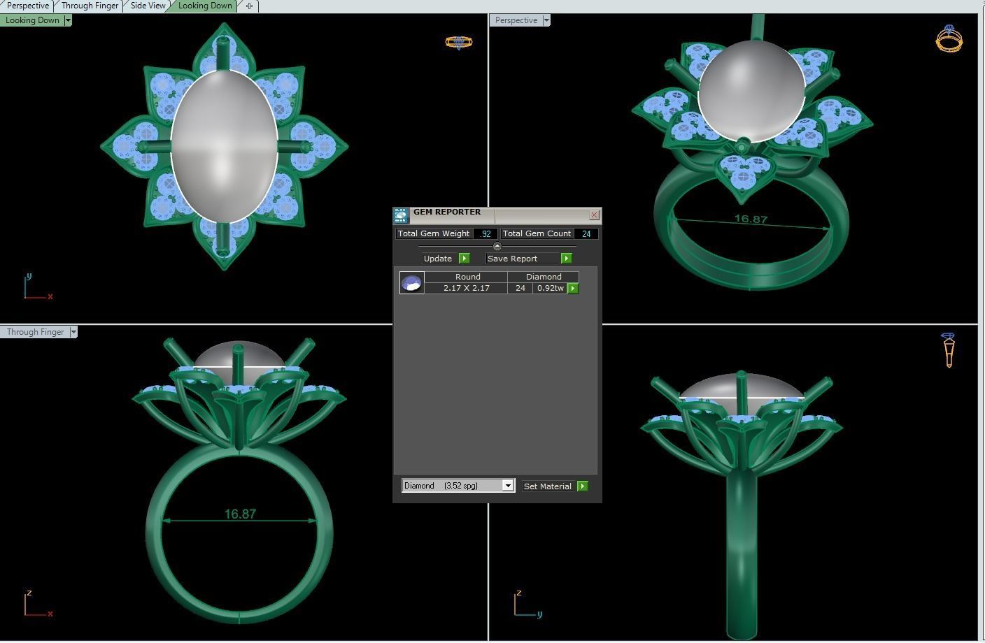 Rings 27 3D print model_2