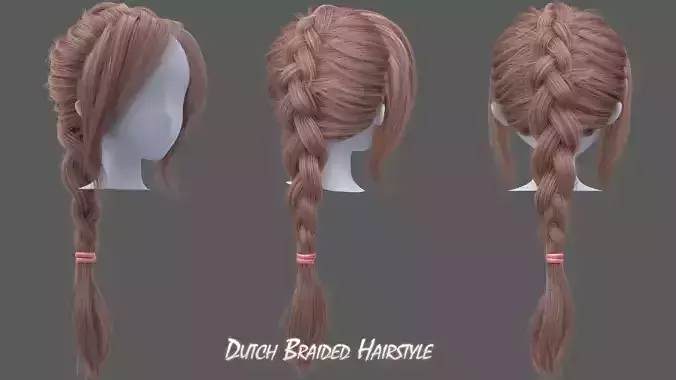 Dutch Braid 3D model