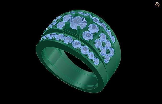 Rings 35 3D print model