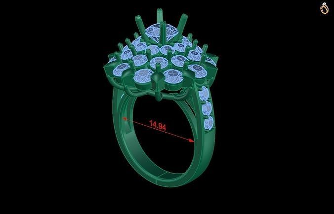 Rings 36 3D print model