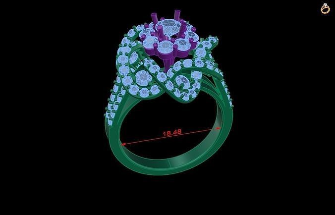 Rings 37 3D print model