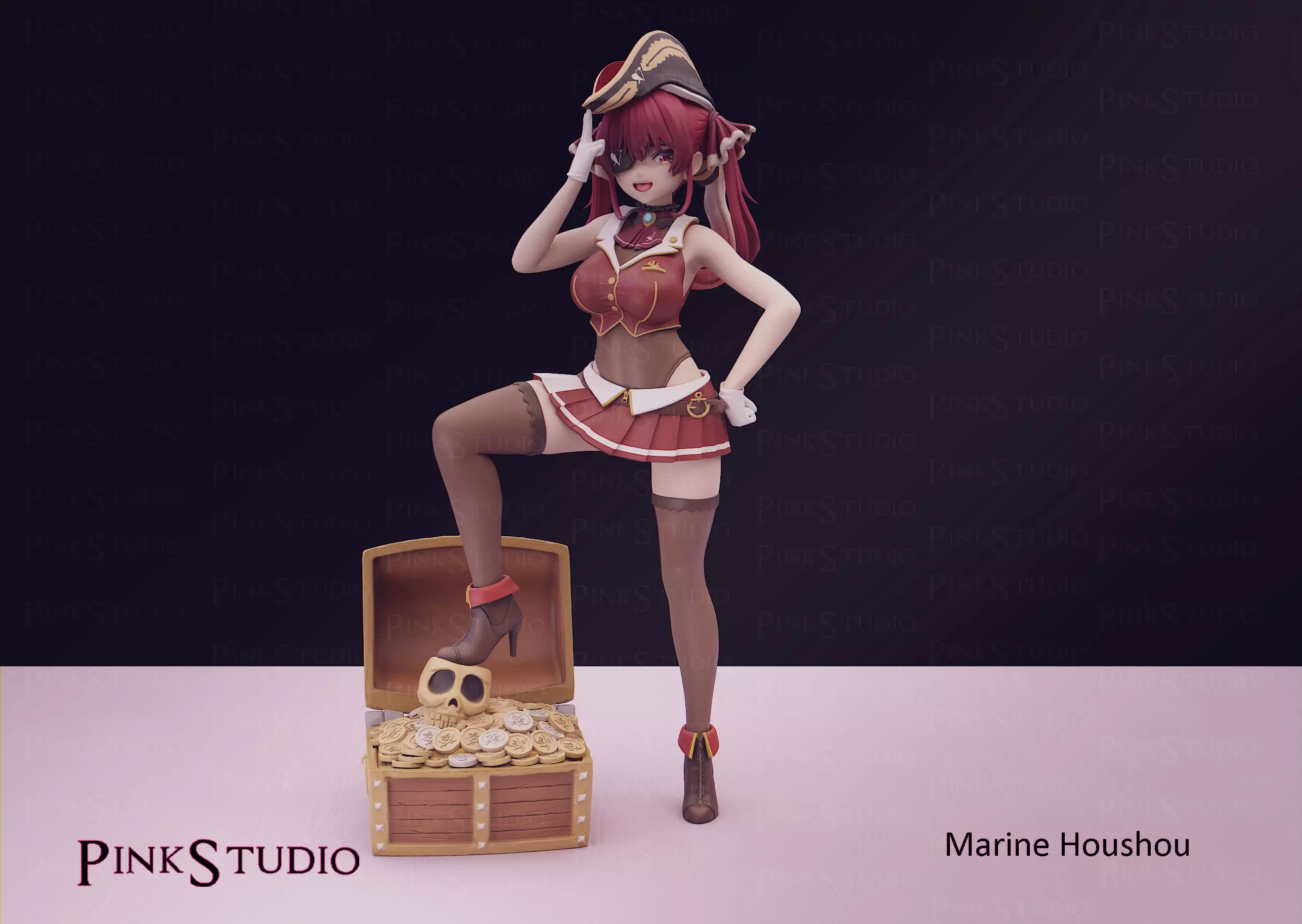 Hololive - Marine Houshou 3D print model_0